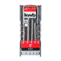 Juego Brocas Piedra. 5pcs Pwrbox Kwb