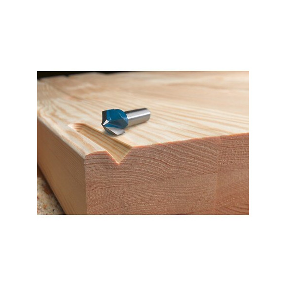 Fraise À Rainurer En V, Au Carbure 14x8mm Kwb