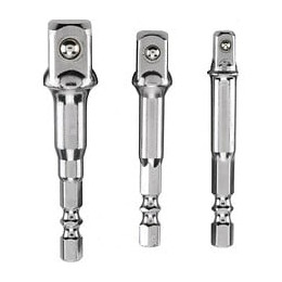 Jeu De 3 Adaptateurs Pour Clé À Douille 1/2 ", 3/8" Et 1/4 "kwb