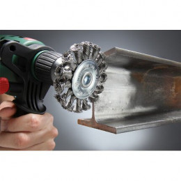 Brosse Plate Extra Forte, Fil D'acier Hss Tressé Boite Ls Kwb