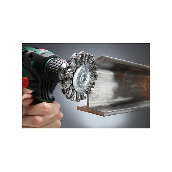 Brosse Plate Extra Forte, Fil D'acier Hss Tressé Boite Ls Kwb