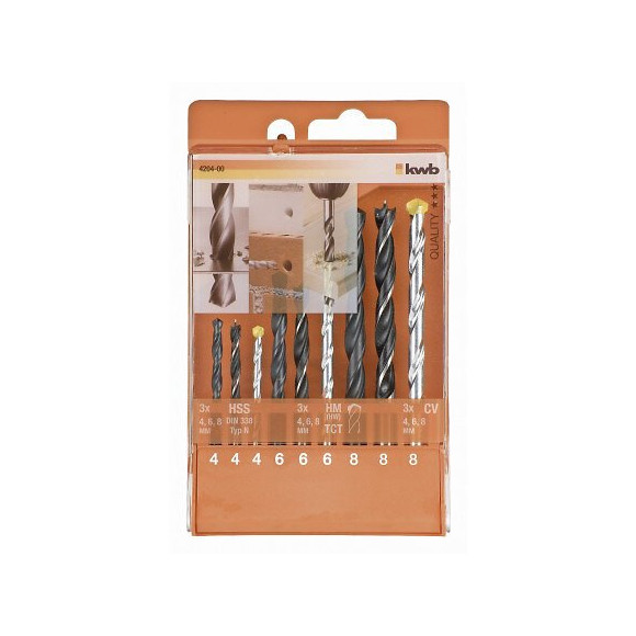 Set Brocas Multiusos, 9 Piezas