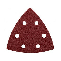 5 Patins Abrasifs Triangulaires Bois & Métal 93 M Gr 80  Quick-stick Kwb