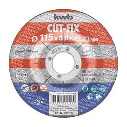 Cut-fix Disque À Tronçonner, Pour Le Métal 115x3x22 Mm Kwb