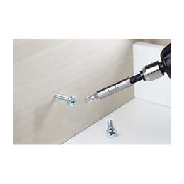 3 Embouts Industrial Steel, 25 Mm "m" Phillips / Cruciforme Ph2 Kwb