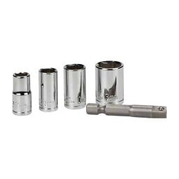 Jeu De 1 Adaptateur 50mm Avec 4 Douilles 7,8,10 Et 13mm Kwb