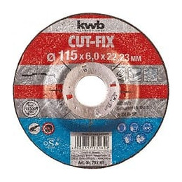 Cut-fix Disque À Ébarber, Pour Le Métal 115x6x22 Mm Kwb