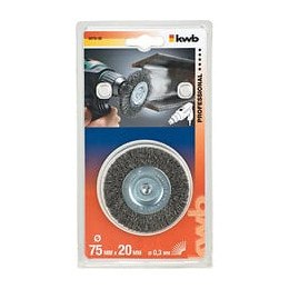 Brosse Plate, Double Épaisseur, Fil D'acier Hss Ondulé Boite Ls Kwb