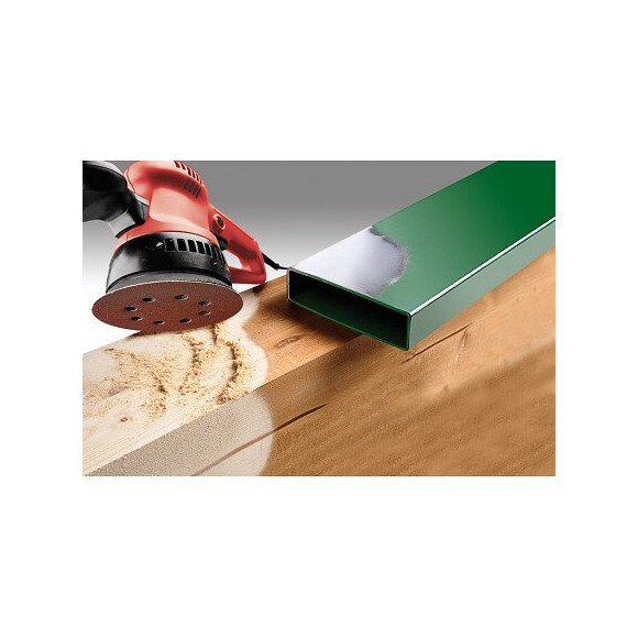 5 Disques À Poncer Quick-stick, Bois & Métal, Corindon Affiné, Ø 125 Mm, Perforées Gr 40 Kwb