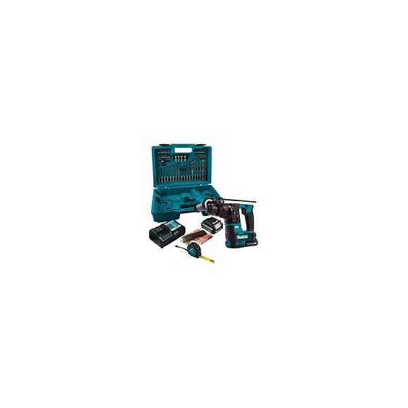 Perforateur Makita Hr166dsae1 (2 X 2,0 Ah Dc10sa Coffret 64 Accessoires)