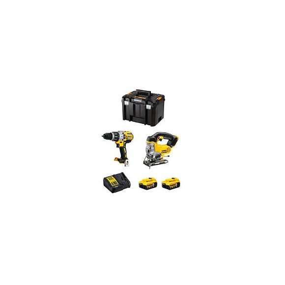 Dewalt Kit Dwk213 (dcd996 Dcs331 2 X 5,0 Ah Dcb115 Tstak Vi)