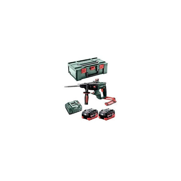 Marteau Perforateur Metabo Kha 18 Ltx (2 X 5,5 Ah Lihd Asc145 Metabox 165 L)