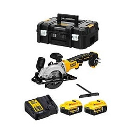 Scie Circulaire Dewalt Dcs571p2t (2 X 5,0 Ah Dcb115 Tstak Ii)