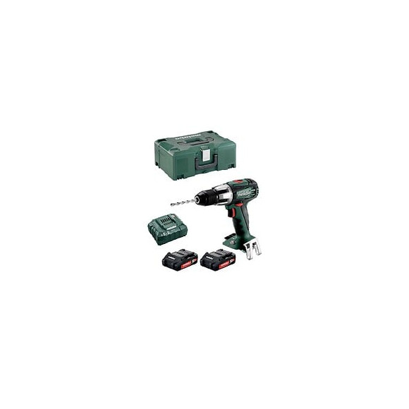 Perceuse À Percussion Metabo Sb 18 Lt Compact (2 X 2,0 Ah Asc55 Metaloc)