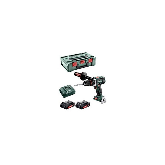 Perceuse-visseuse Metabo Bs 18 Ltx Bl I (2 X 2,0 Ah Asc55 Metabox 145 L)