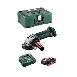 Meuleuse D'angle Metabo W 18 Ltx 125 Quick (1 X 4,0 Ah Lihd Asc55 Metaloc)