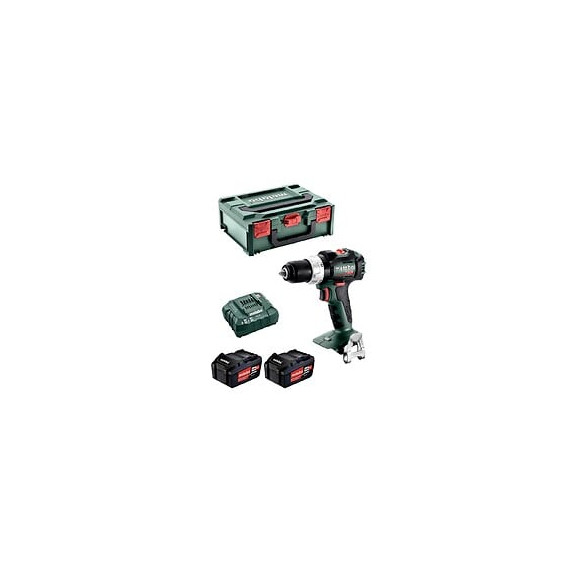 Perceuse À Percussion Metabo Sb 18 Lt Bl (2 X 4,0 Ah Asc55 Metabox 145)