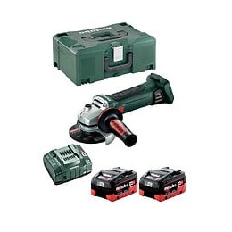 Meuleuse D'angle Metabo W 18 Ltx 125 Quick (2 X 5,5 Ah Lihd Asc145 Metaloc)