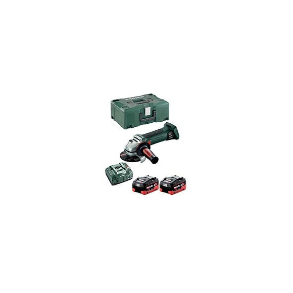 Meuleuse D'angle Metabo W 18 Ltx 125 Quick (2 X 5,5 Ah Lihd Asc145 Metaloc)