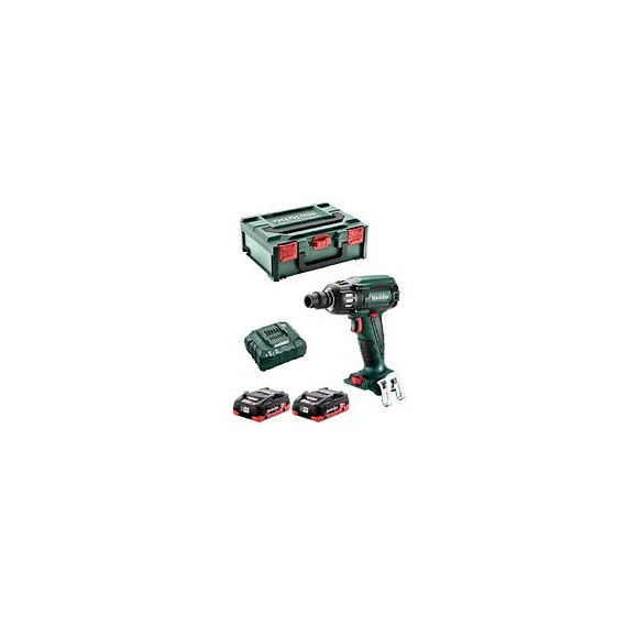 Visseuse À Chocs Metabo Ssw 18 Ltx 400 Bl (2 X 4,0 Ah Lihd Asc55 Metabox 145)