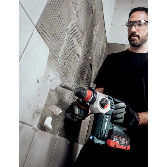 Marteau Perforateur Metabo Kha 18 Ltx Bl 24 Quick (2 X 4,0 Ah Asc55 Metaloc Mandrin Accessoires)