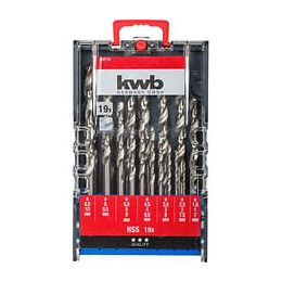 Jeu De 19 Forets À Métaux En Acier Rapide Kwb