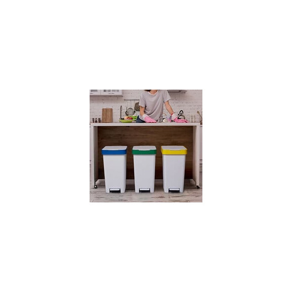 Poubelle À Pédale 25 L Smart / Green Recycling Tatay