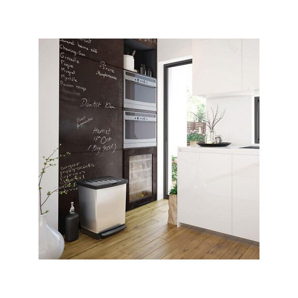 Poubelle À Pédale 25 L - Tendance Métallisée Tatay