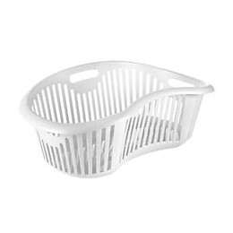 Corbeille À Linge Blanche Tatay