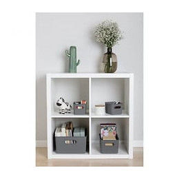 Set 4 Paniers Baobab Gris Anthracite Tatay