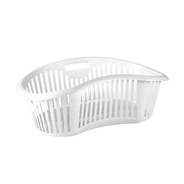 Corbeille À Linge Blanche Tatay
