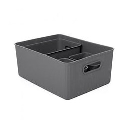 Set 4 Paniers Baobab Gris Anthracite Tatay