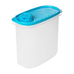 Conteneur De Service Alimentaire 2 L. Topflex Ovale Turquoise (18,4x9,7x19cm) Tatay