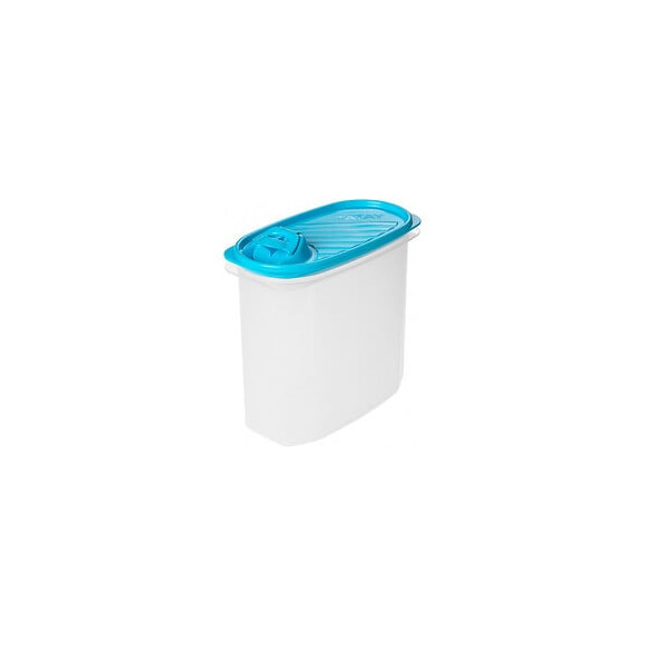 Conteneur De Service Alimentaire 2 L. Topflex Ovale Turquoise (18,4x9,7x19cm) Tatay