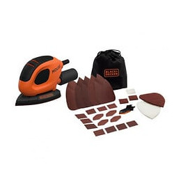 Ponceuse À Souris 55 W Avec 15 Accessoires Et Sac Black&decker