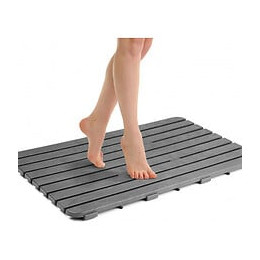 Plateforme De Bain 50x80cm Gris (avec 28 Patins En Caoutchouc) Tatay