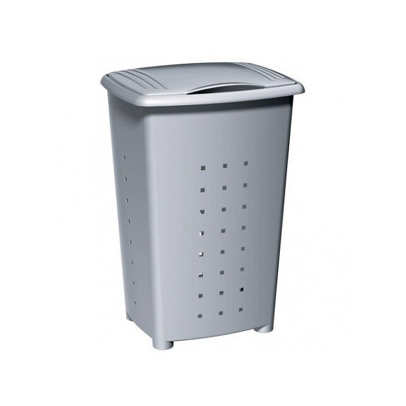 Coffre A Linge 65 L. Millenium Gris (42x35,5x64cm) Tatay