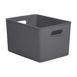 Panier De Tri Baobab Xl Gris Anthracite 22 L. (29,4x38,5x23cm) Tatay