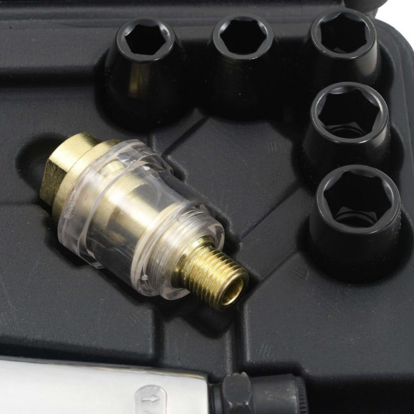 Jeu D'outils Pneumatiques 1/2" 16 Pcs - Quincaillerie - Outils - Clés Et Tournevis À Chocs -