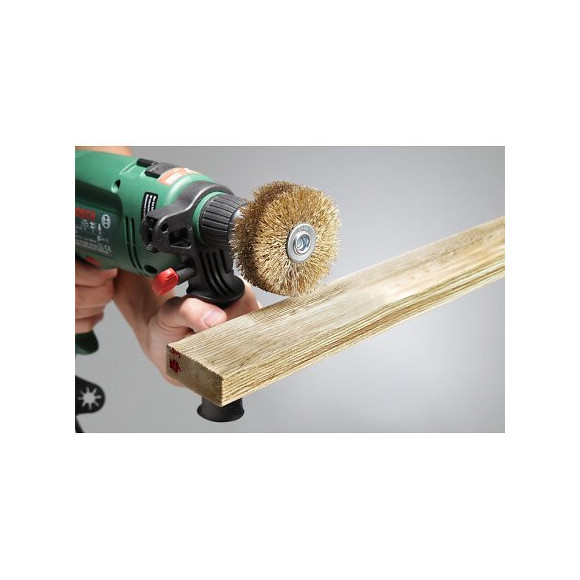 Brosse À Structurer Le Bois, Fil D'acier Hss Laitonné Kwb