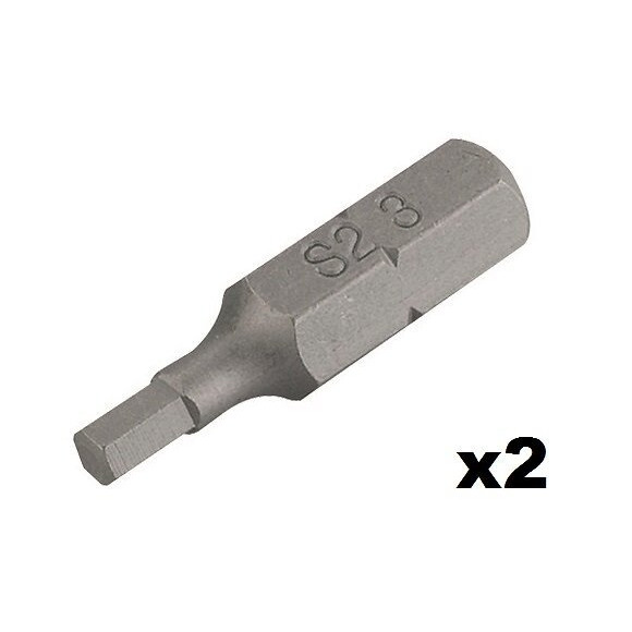 Embout De Vissage Hexagonal N°8 (25mm) - 2 Pièces