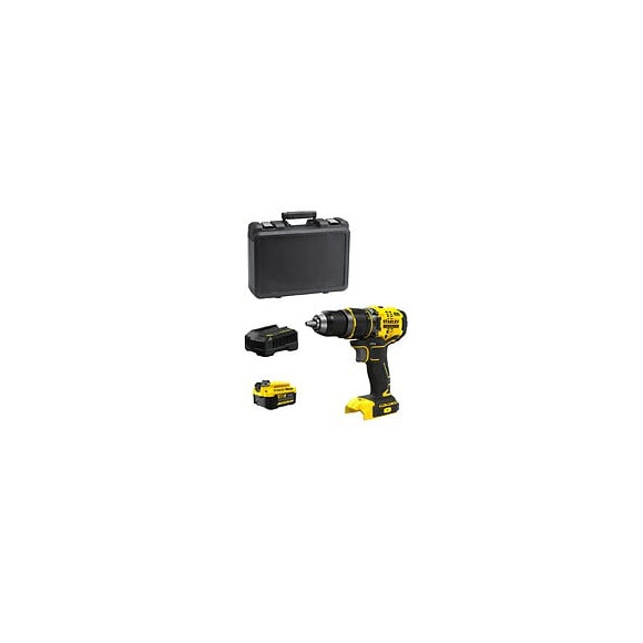 Perceuse À Percussion Stanley Fatmax Sfmcd721m1k (1 X 4,0 Ah Chargeur Coffret)