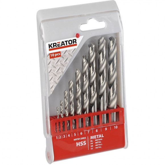 Coffret De 10 Forets À Métaux Hss