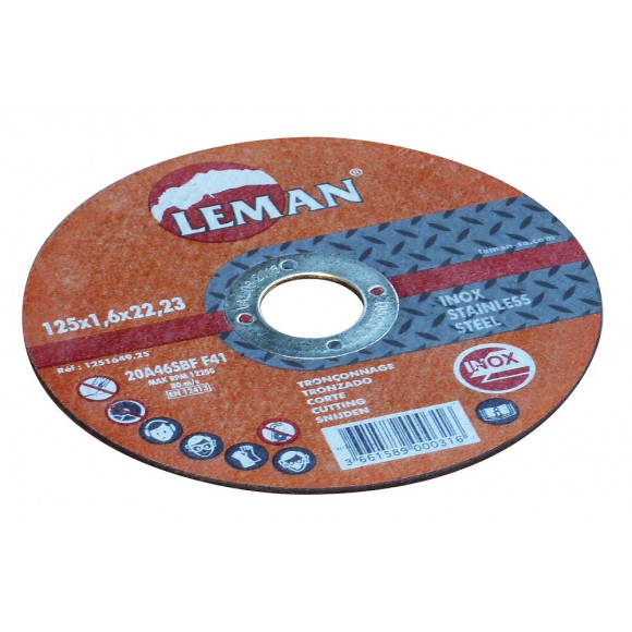 Disque À Tronçonner Pour Inox Et Acier Ø 125 X 1,5 Mm
