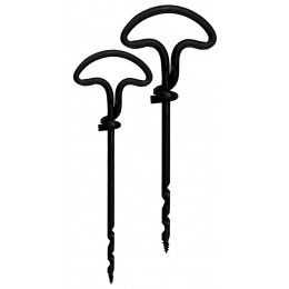 2 Vrilles Forgées Ø 2 - 3 Mm