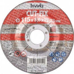 Cut-fix Disque À Tronçonner, Pour La Pierre 115x3x22mm Kwb