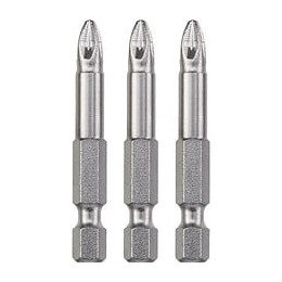 3 Embouts Industrial Steel, 50 Mm Pozidriv Pz 2 Kwb