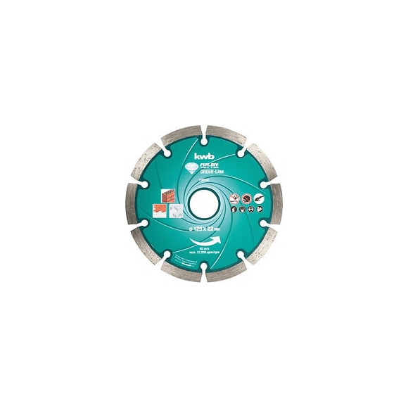 Cut-fix Disque À Tronçonner Diamant Green-line 125x22mm Sb Kwb