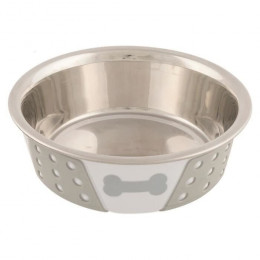 Trixie Ecuelle En Acier Inox - Blanc - Pour Chien