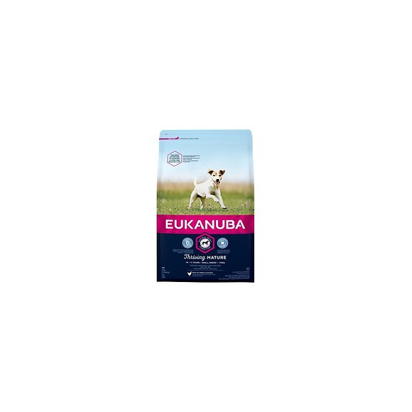 Eukanuba Croquettes Au Poulet - Petite Race - 3kg - Pour Chien Mature Senior
